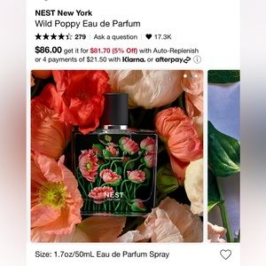 Wild Poppy Nest Eau De Parfum 🌸🌺